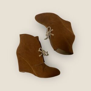 Zara Trafaluc brown ankle boots
